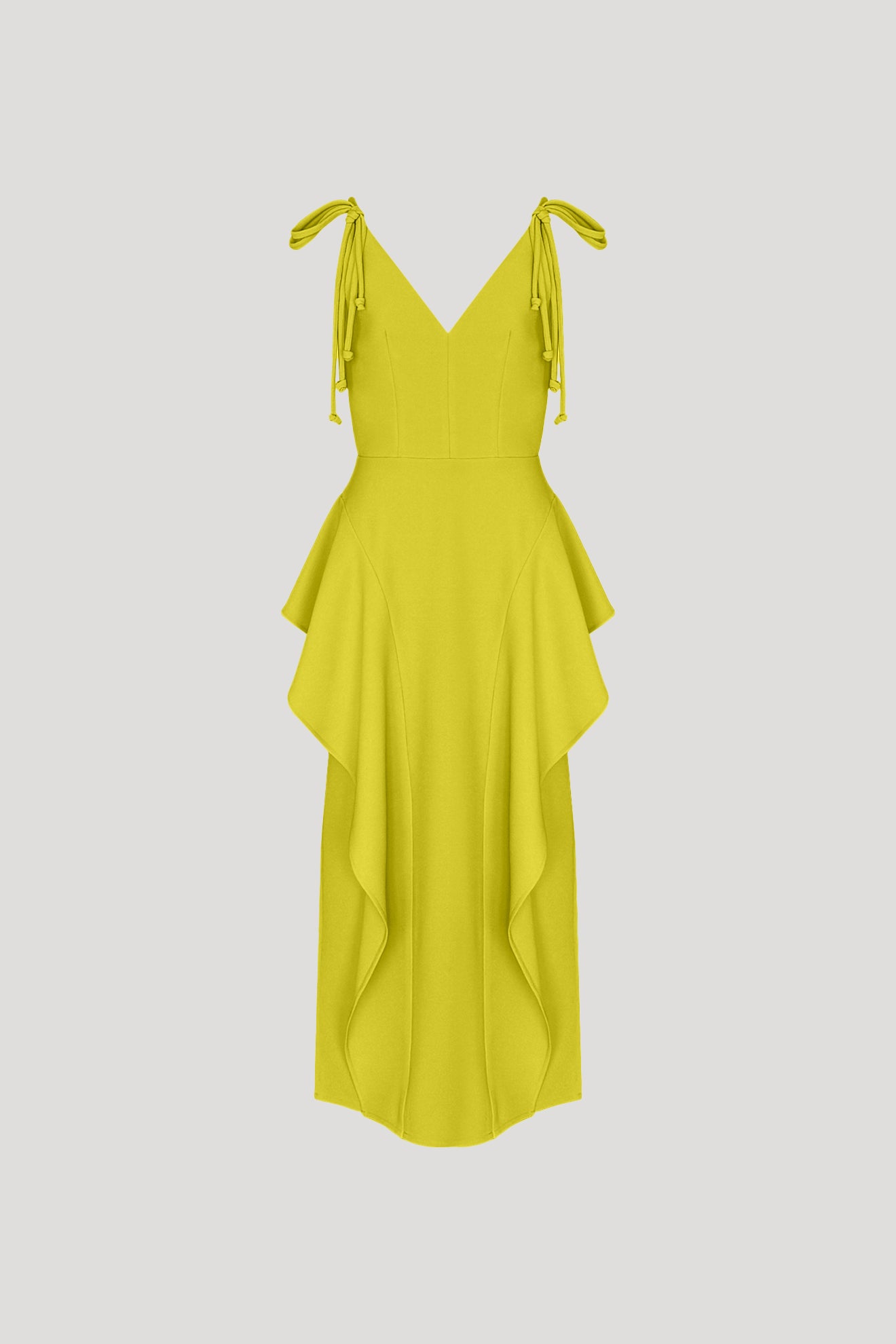 PASDEBOURREE Dress in Lime Green