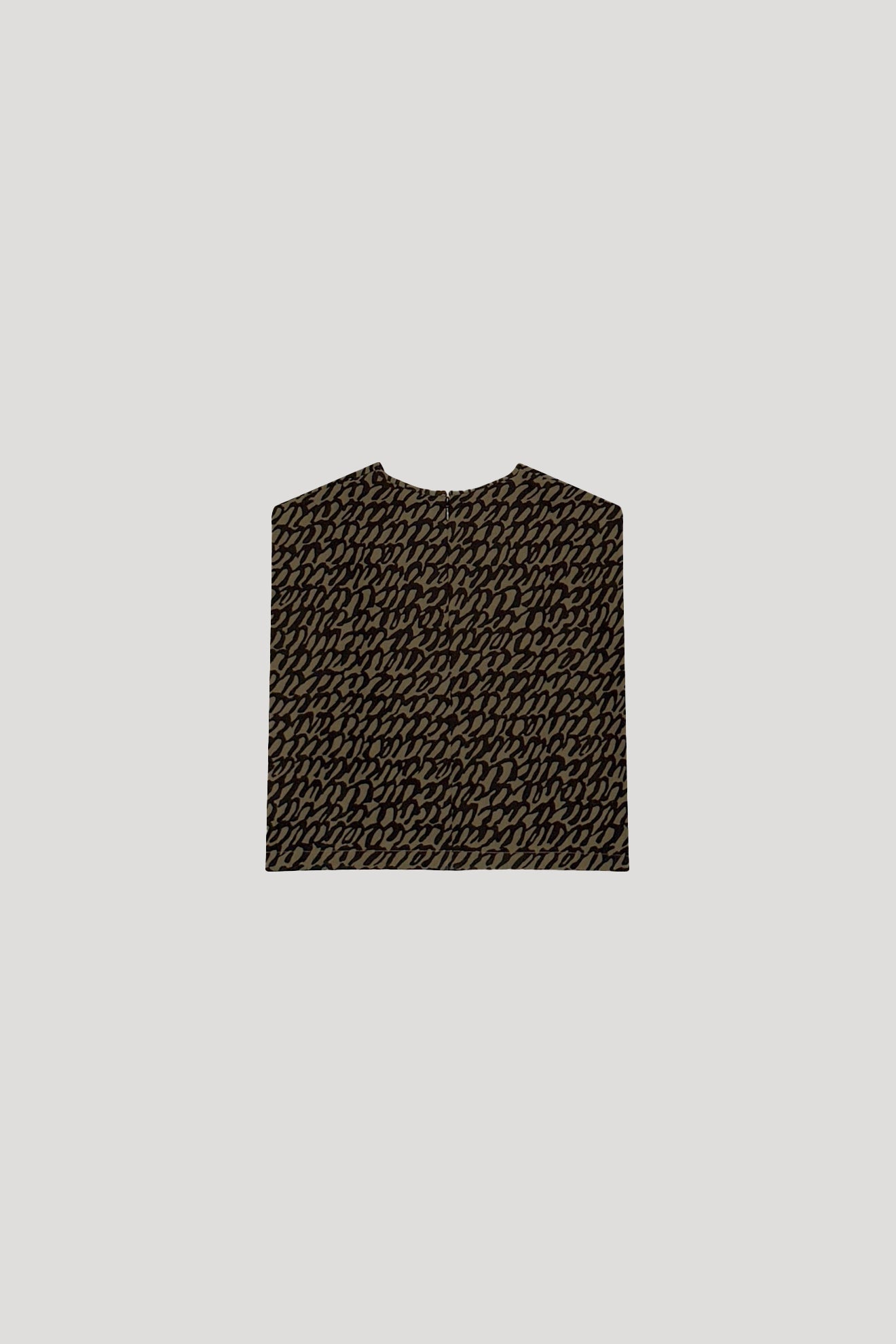 PERCH Top in Printed Green