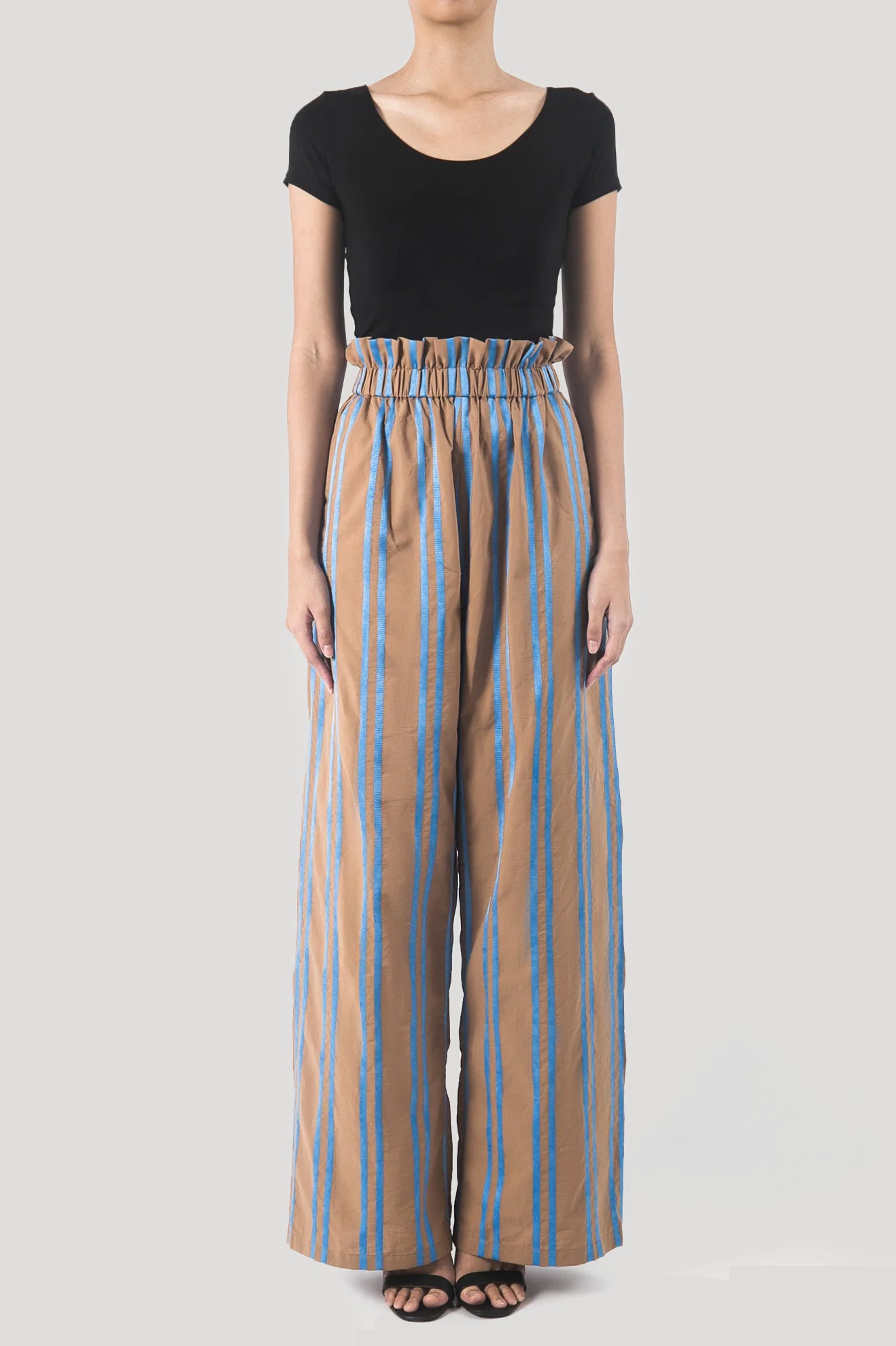 DIEGO Pants in Sky Blue Stripes