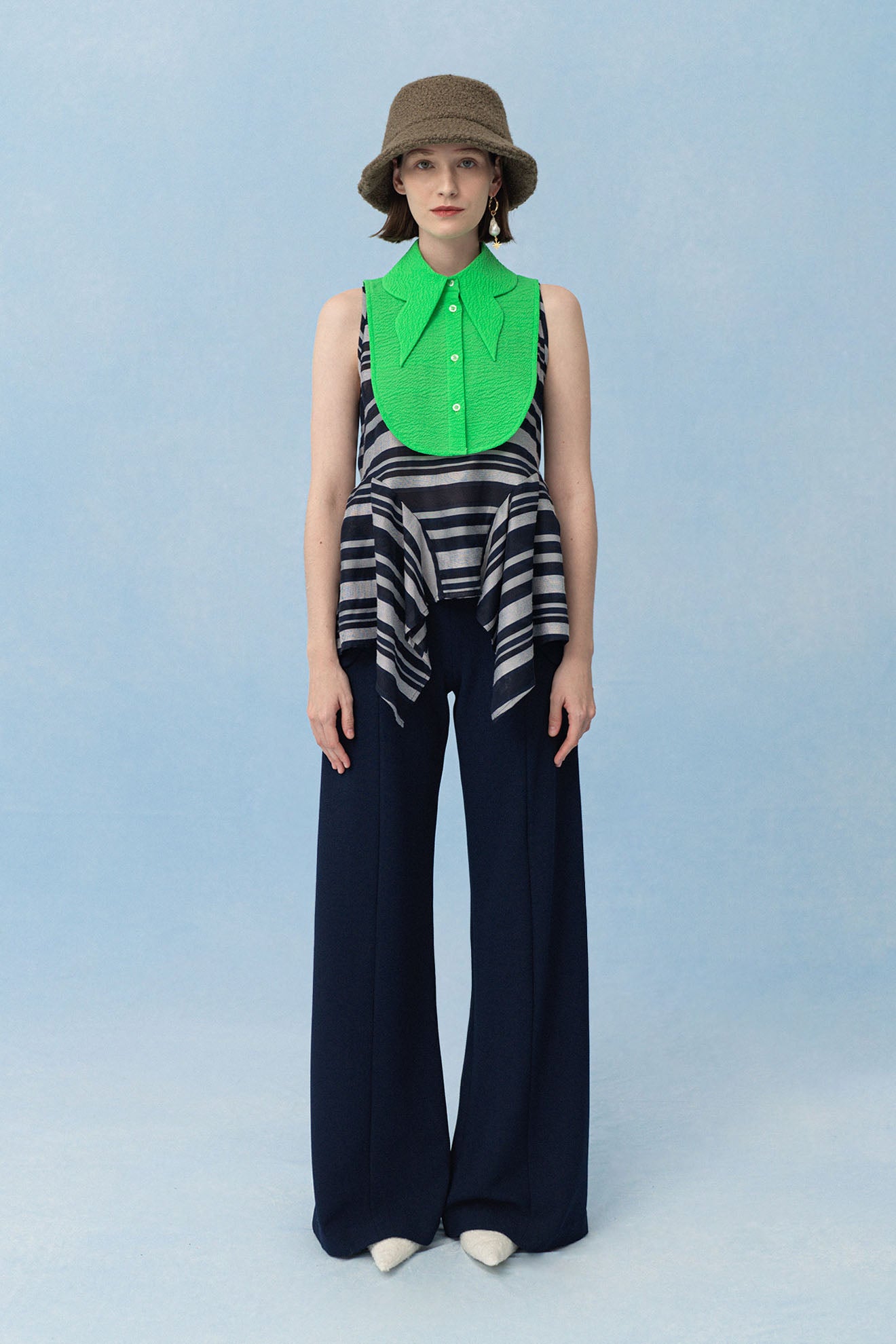 PHARYNX Pants in Dark Blue