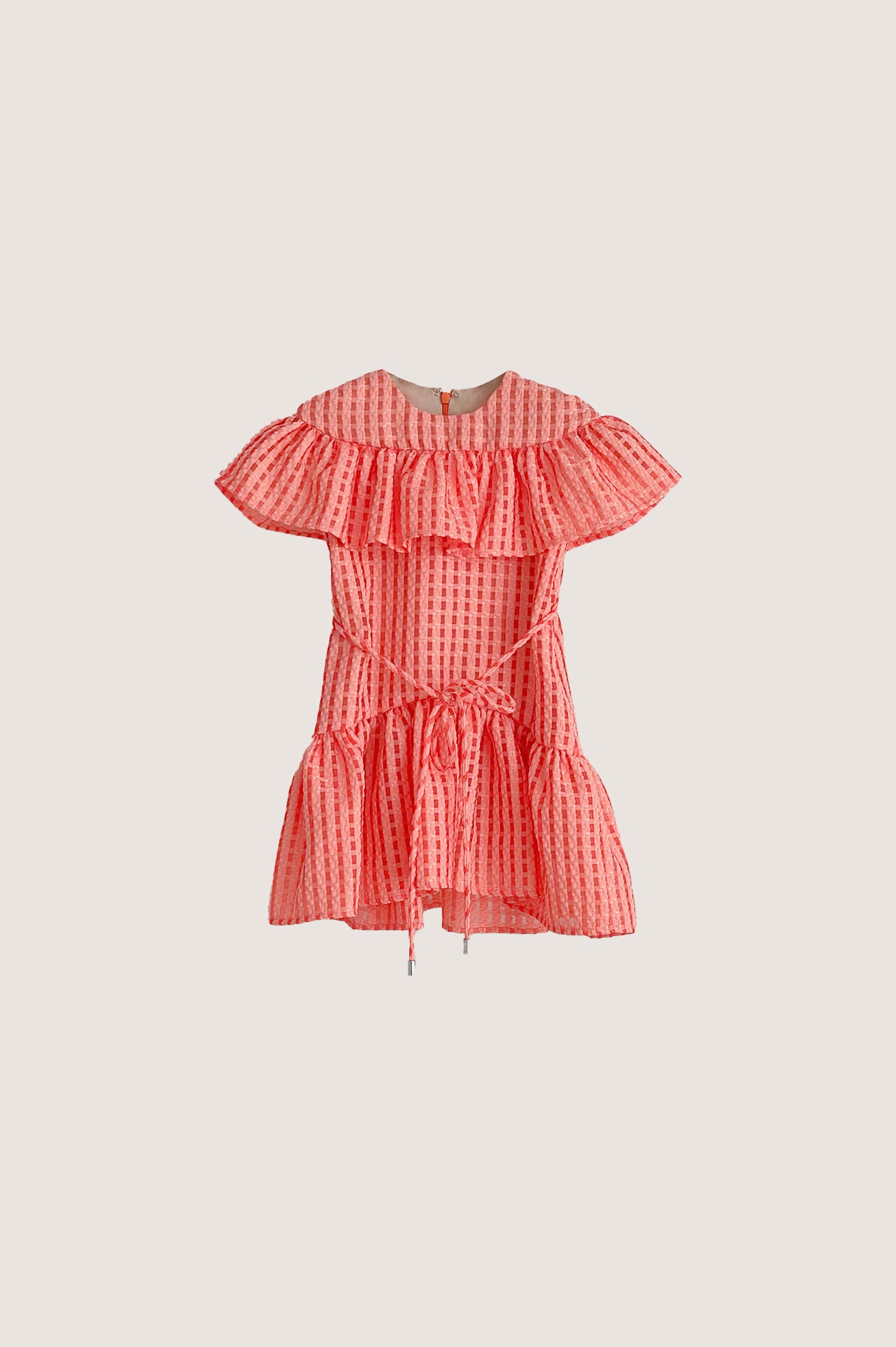TROMBONE Dress in Translucent Orange – PEGGY HARTANTO