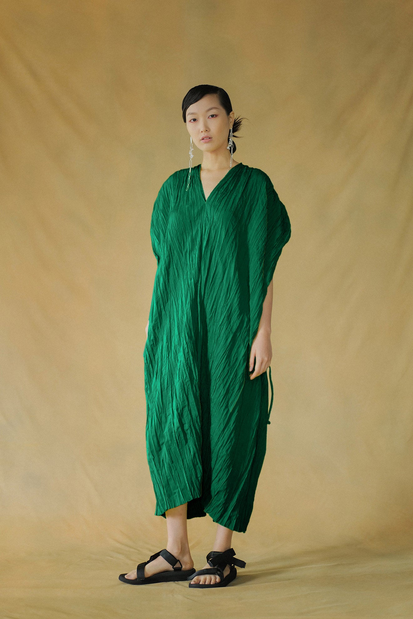 KYAKU Dress in Apple Green