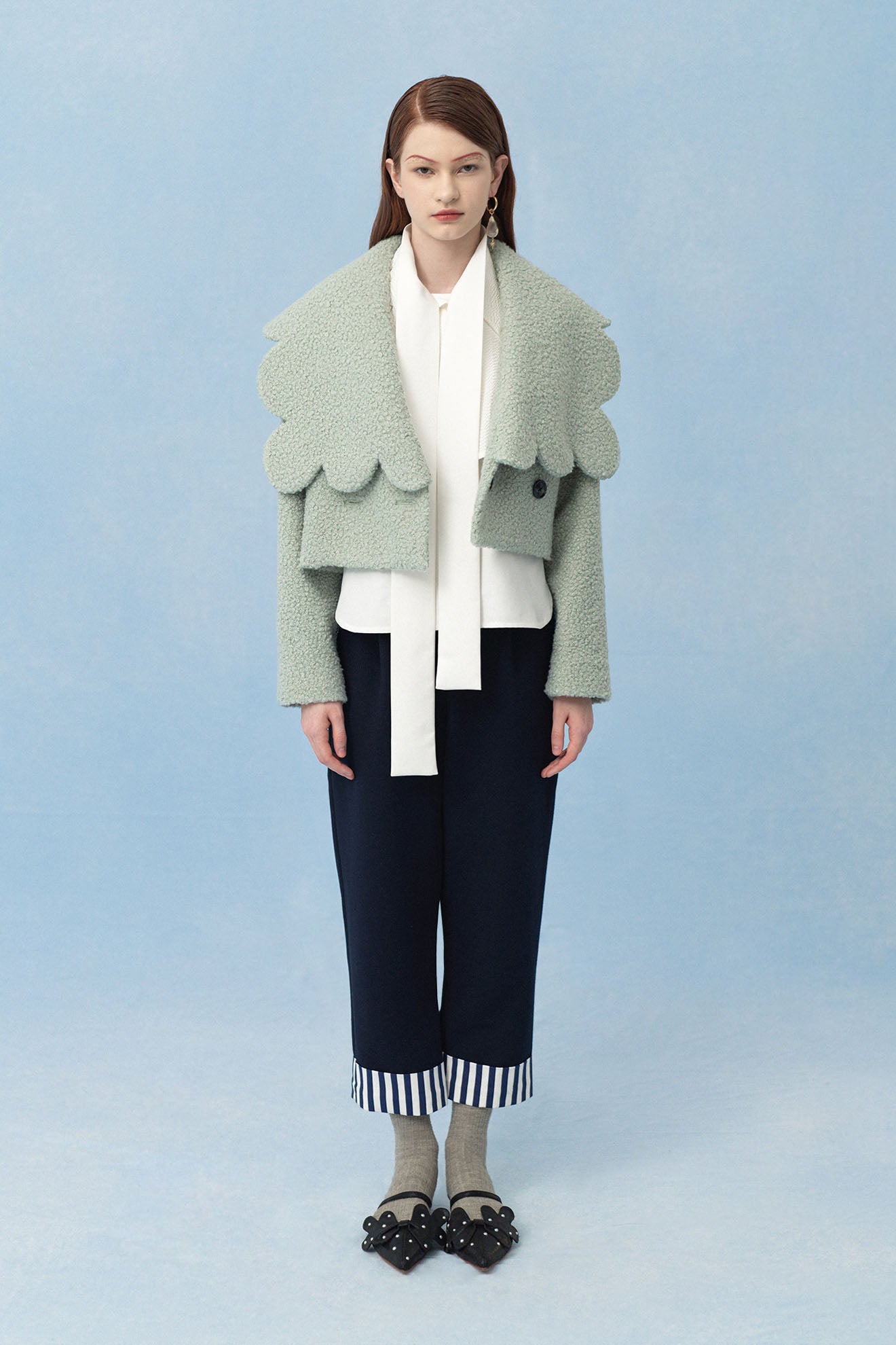 PLEURA Pants in Dark Blue