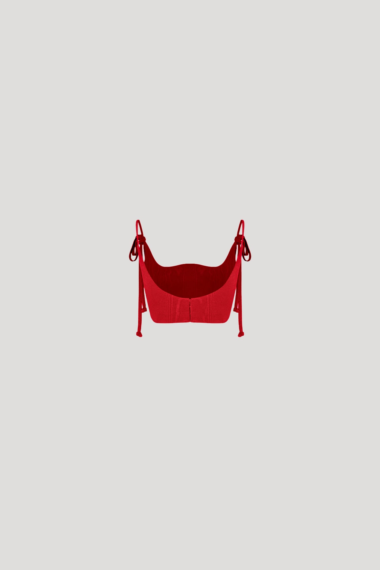 PLIE Bralette in Sangria Red