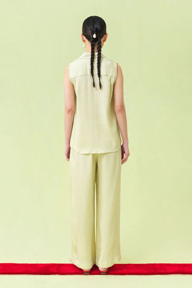 KIKU Pants in Feather Beige