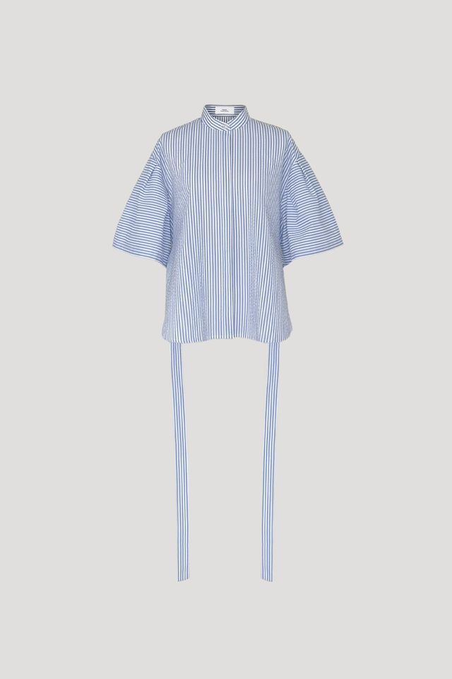 IRUKA Top in Blue Stripes