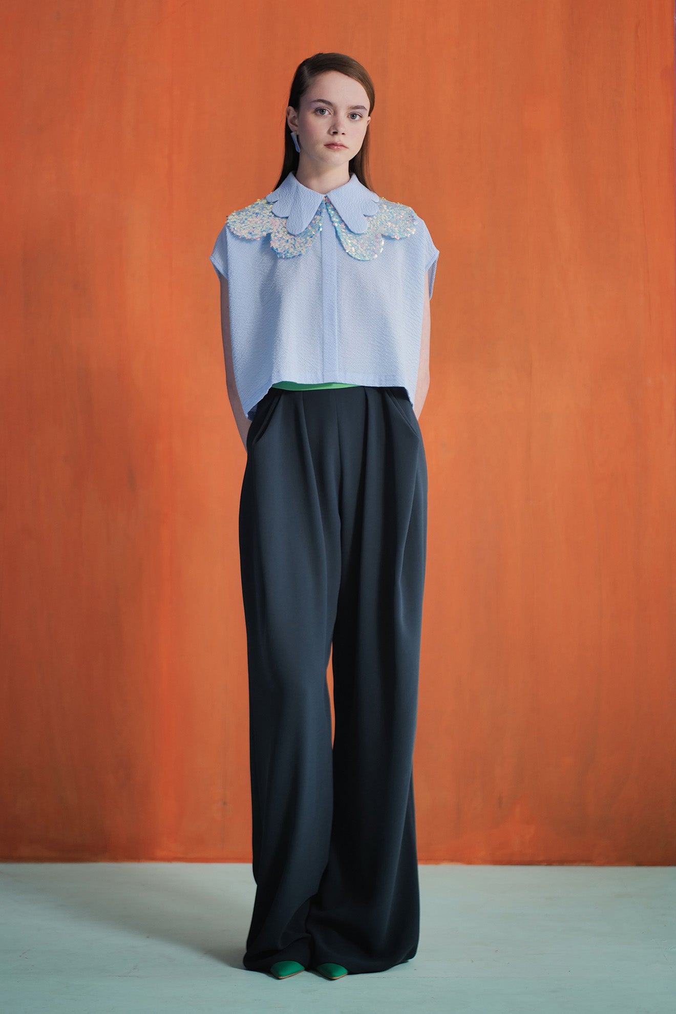 QUINTET Pants in Dark Teal