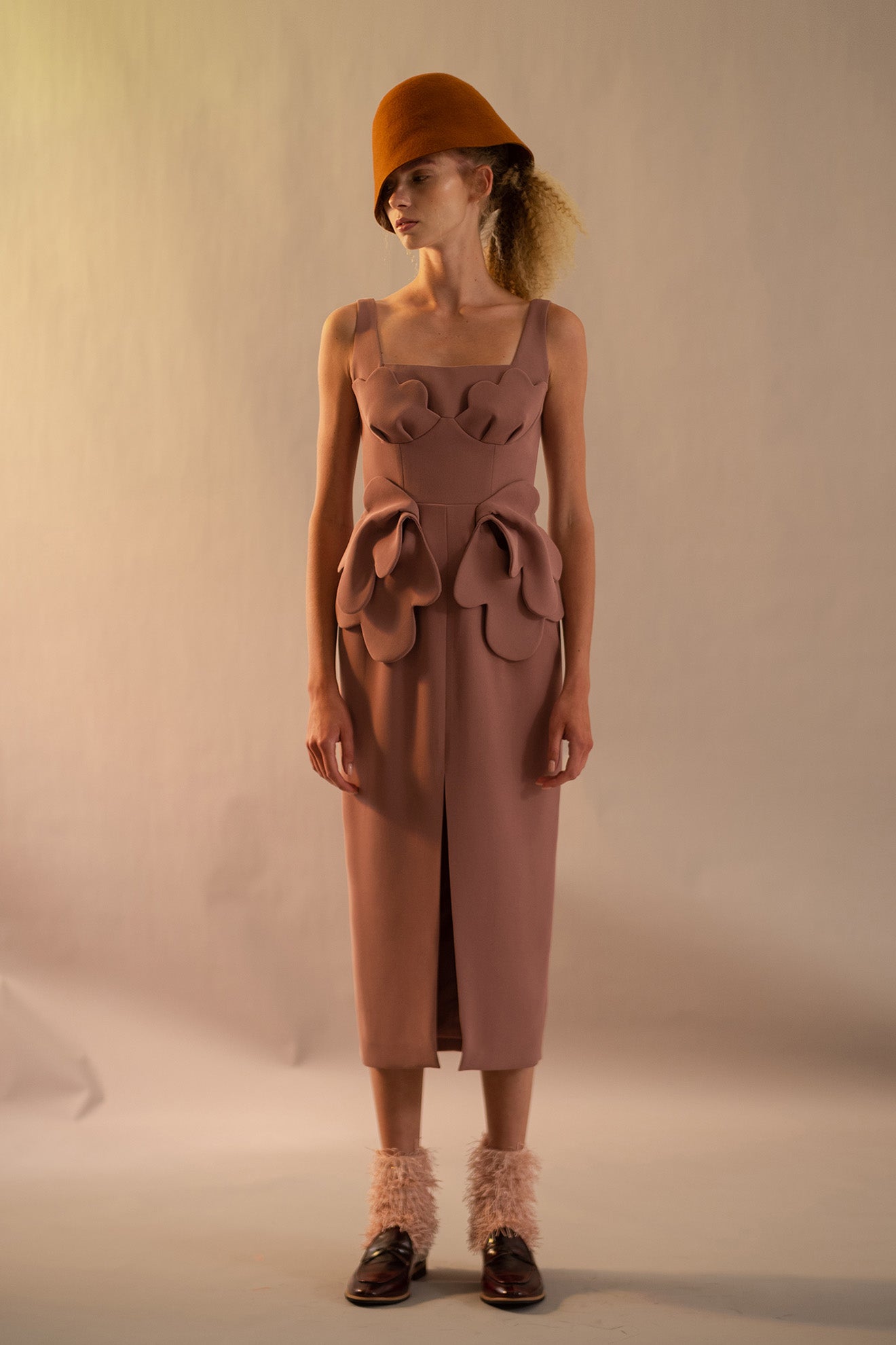 REMORA Dress in Dusty Pink