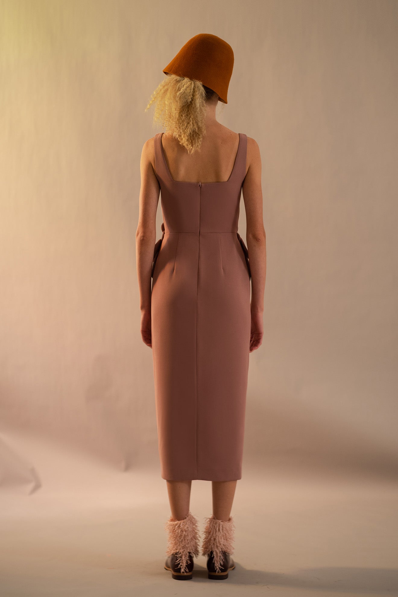 REMORA Dress in Dusty Pink