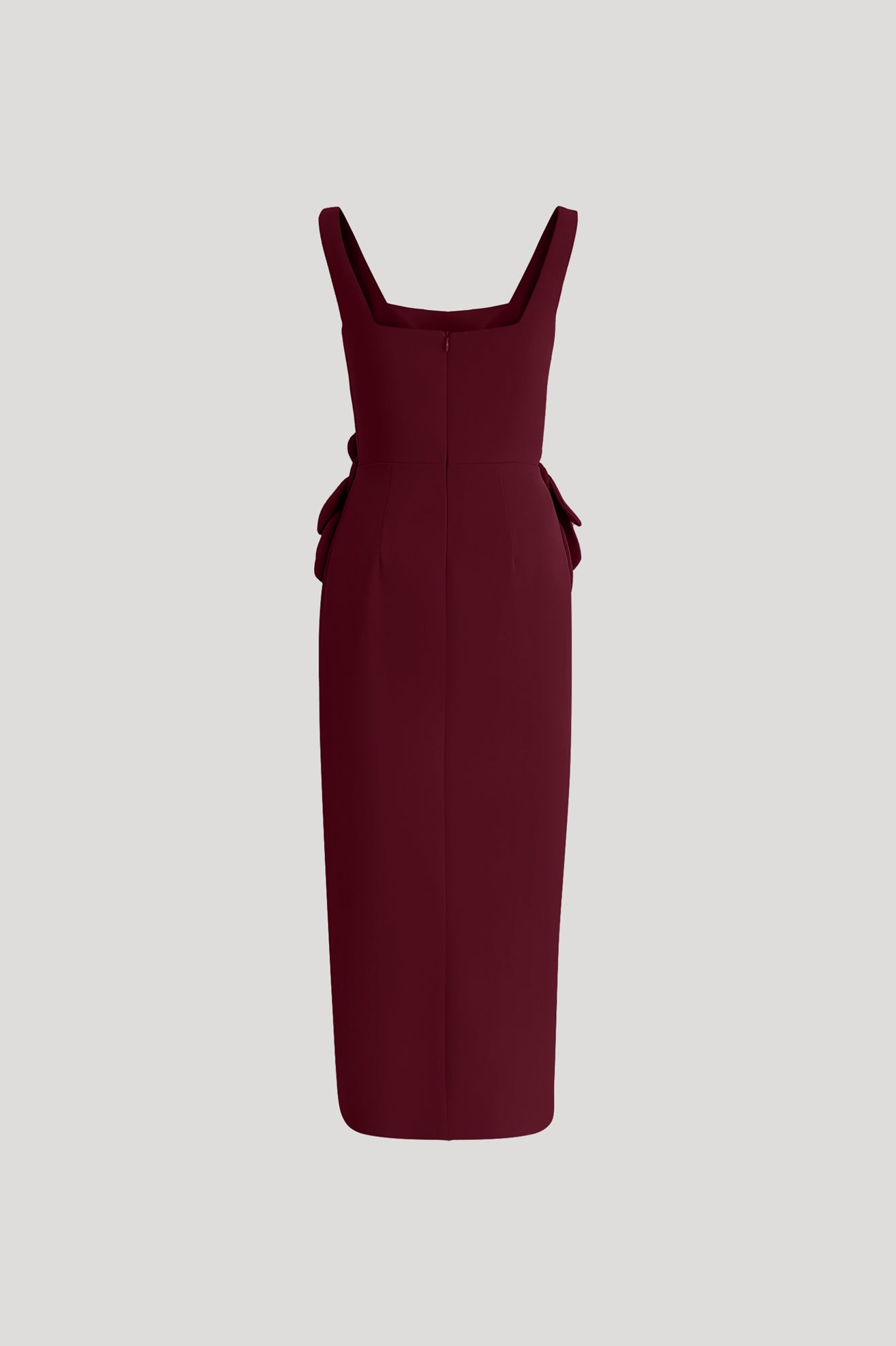 REMORA Dress in Wine Red