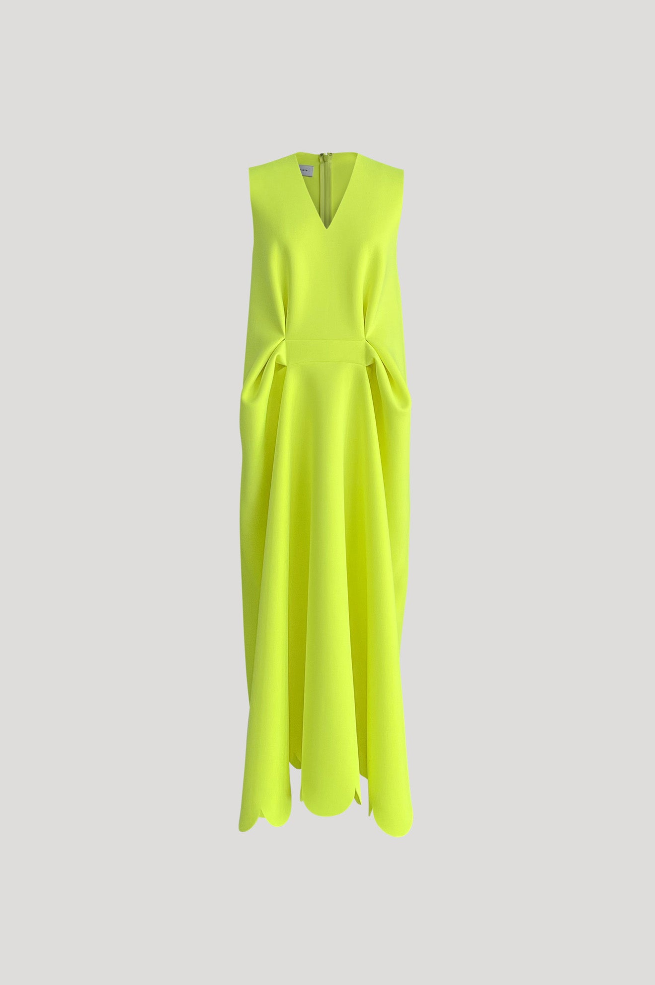 REPRISE Dress in Neon Yellow