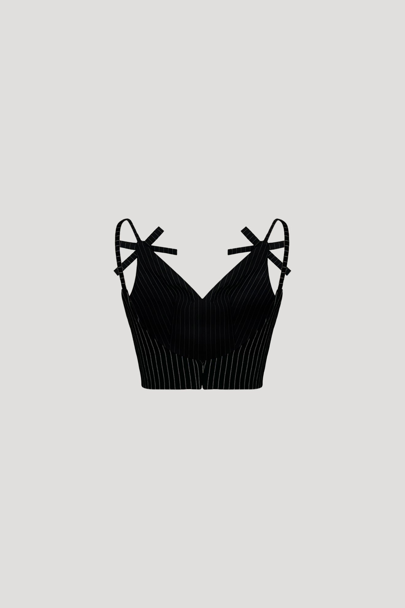 REVE Bralette in Black Stripes