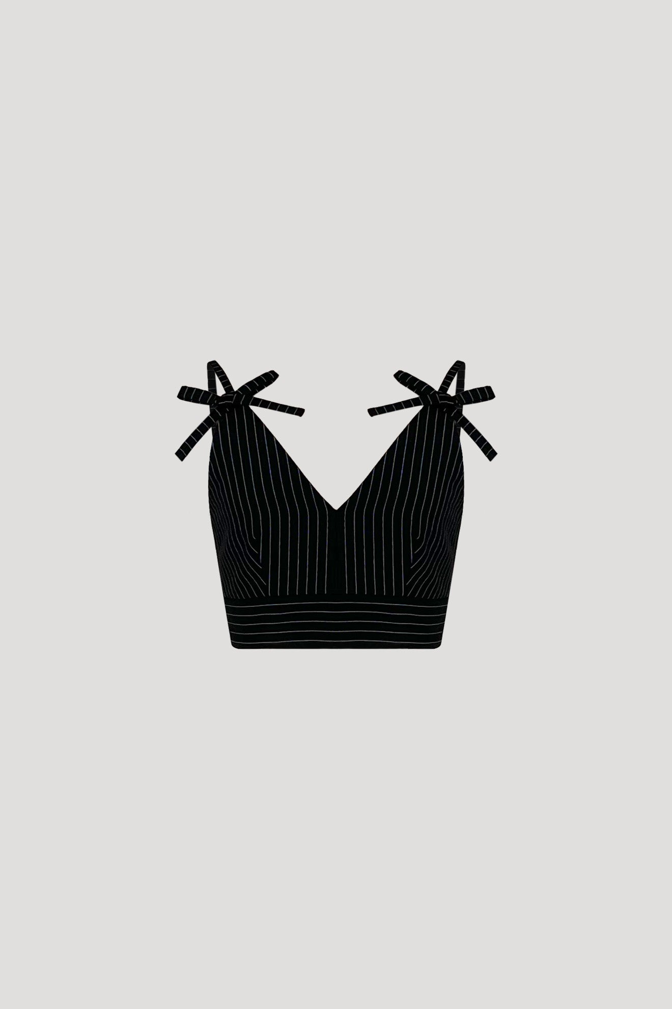 REVE Bralette in Black Stripes