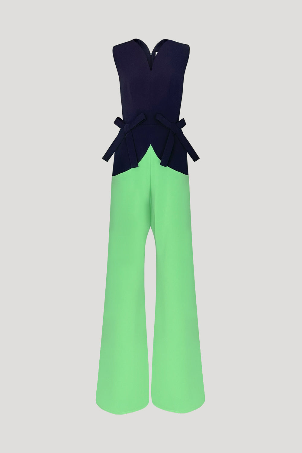 RIDEAU Jumpsuit in Dark Blue/Olivine Green