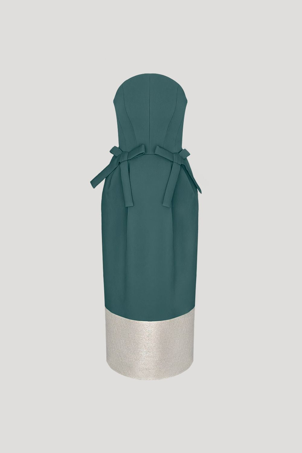 ECHAUFFE Dress in Mineral Green/Luster Silver