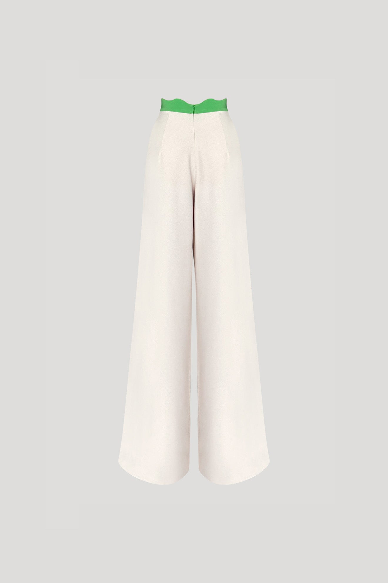 RAKUGO Pants in Bone White/Olivine Green