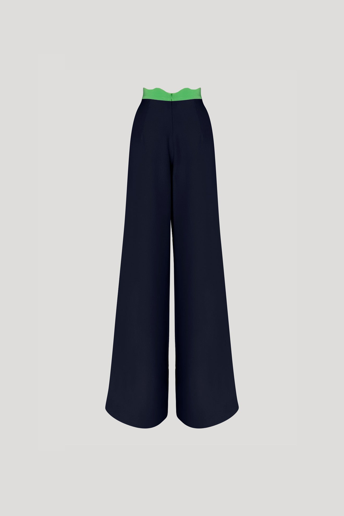 RAKUGO Pants in Night Blue/Olivine Green