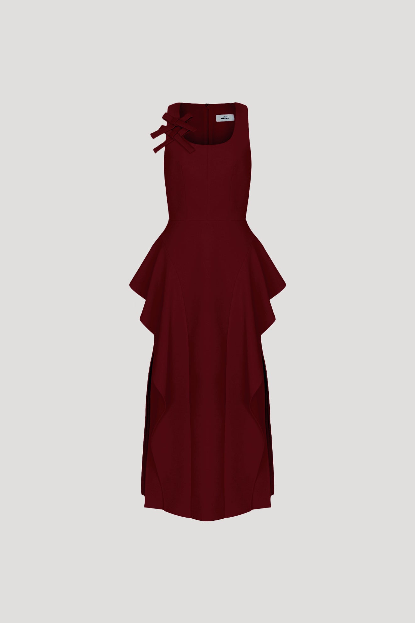 SAKURA Dress in Burgundy