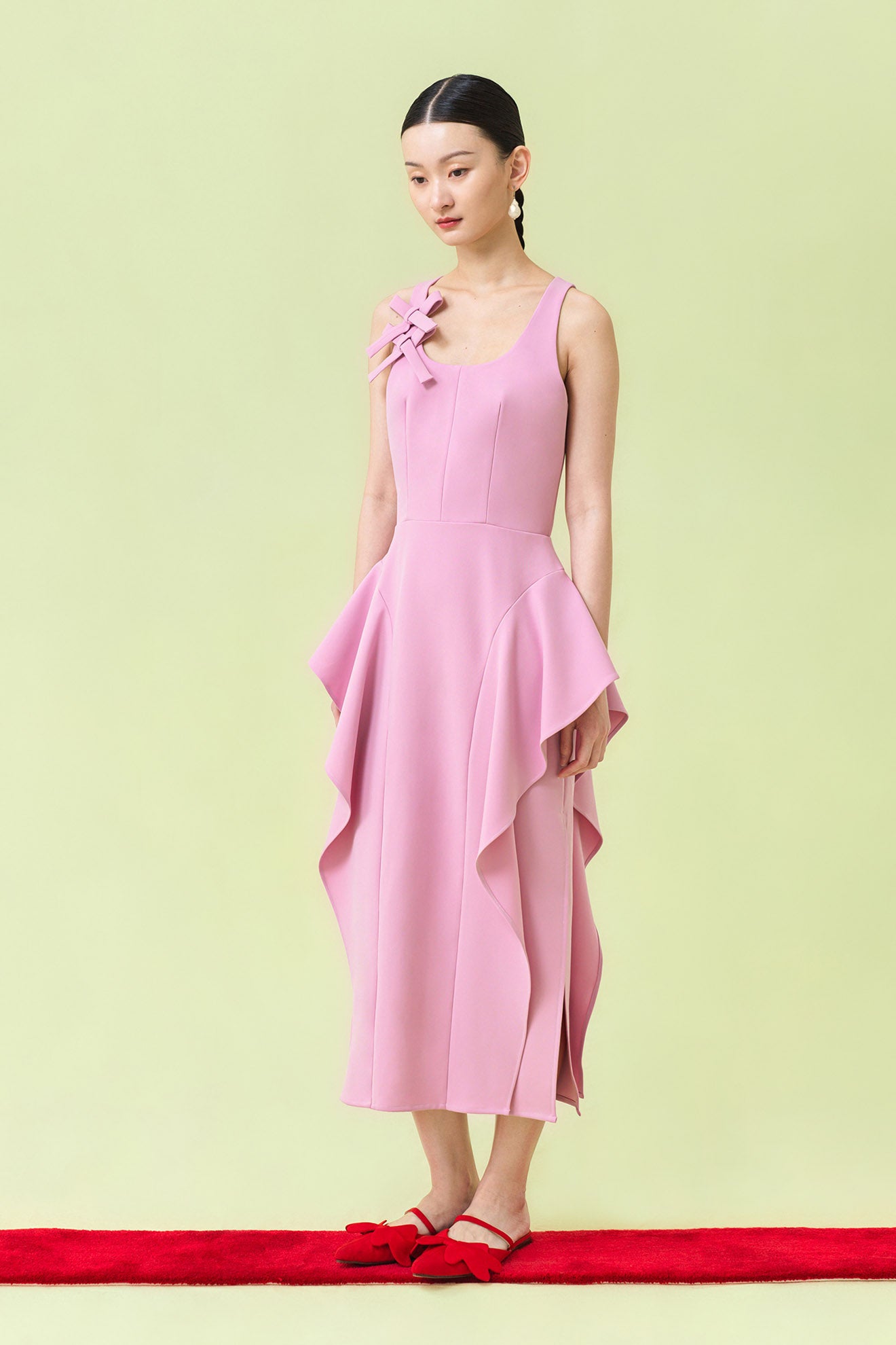 SAKURA Dress in Oriental Pink