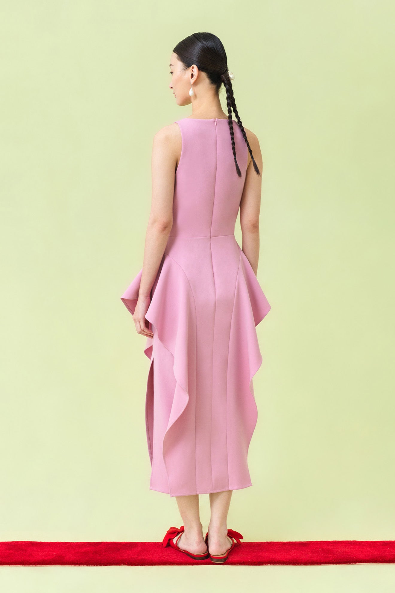 SAKURA Dress in Oriental Pink