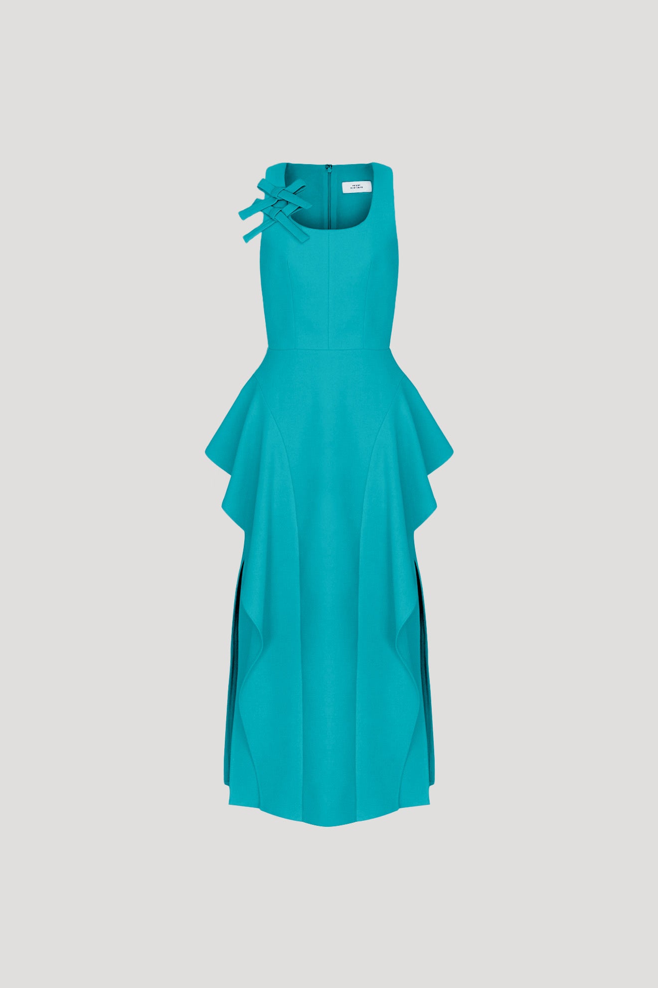 SAKURA Dress in Turquoise Blue