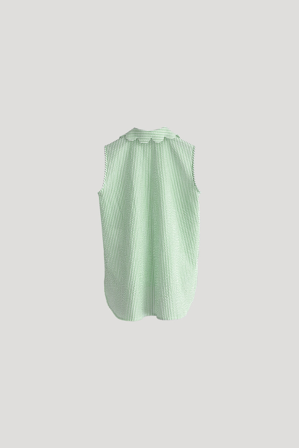 SAUT Top in Green Stripes