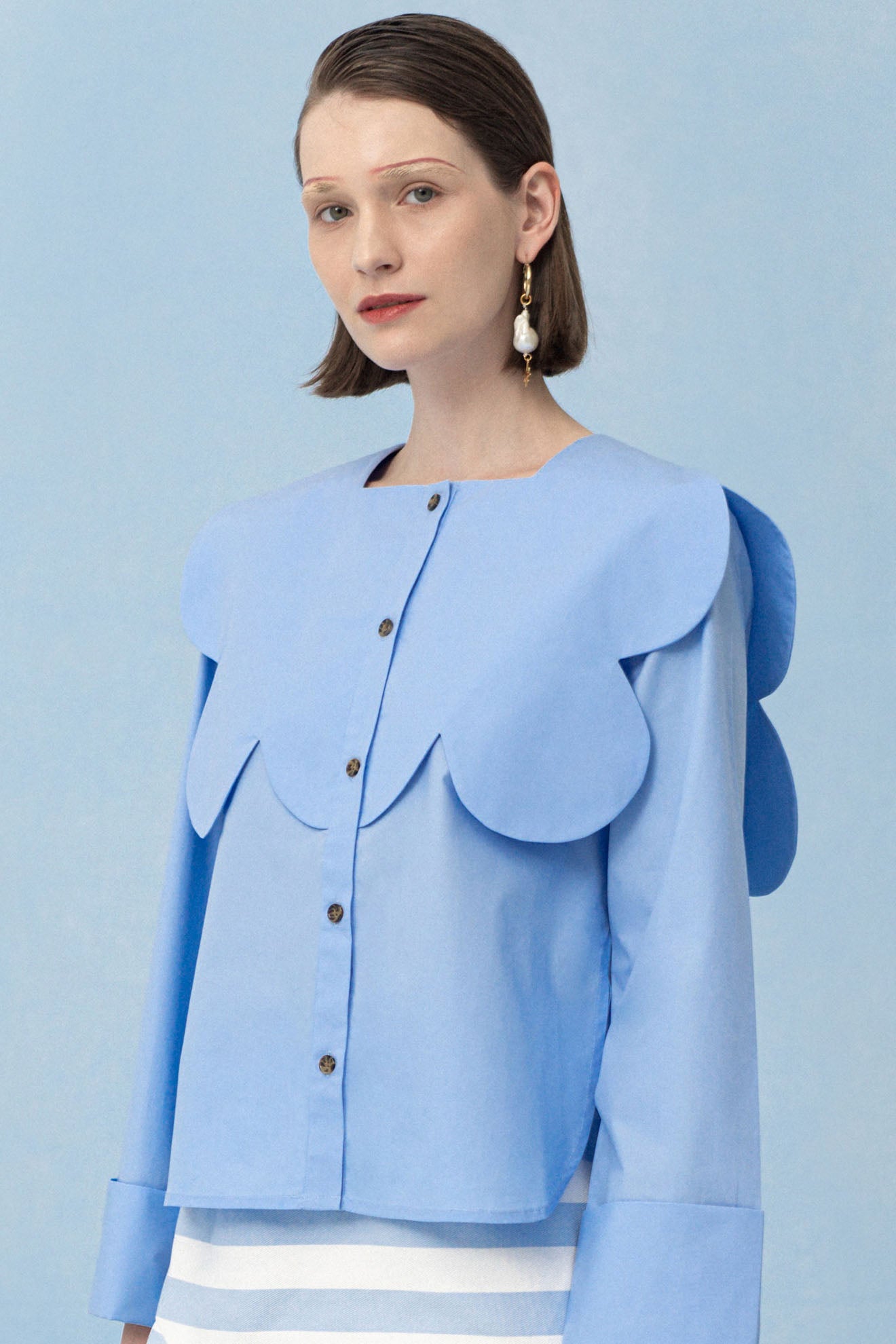 SCALES Top in Sky Blue