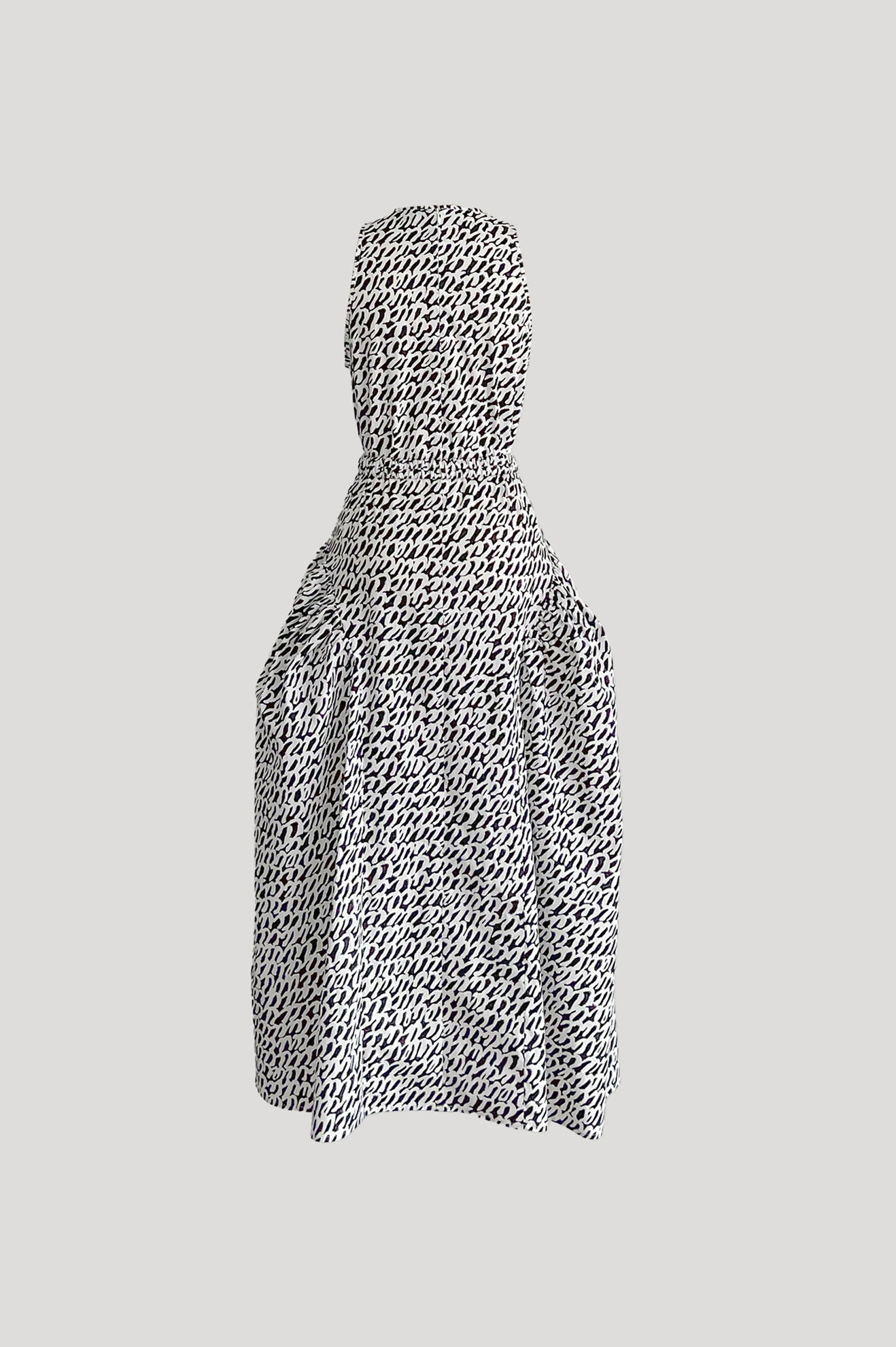 SEAGULL Dress in Printed Black