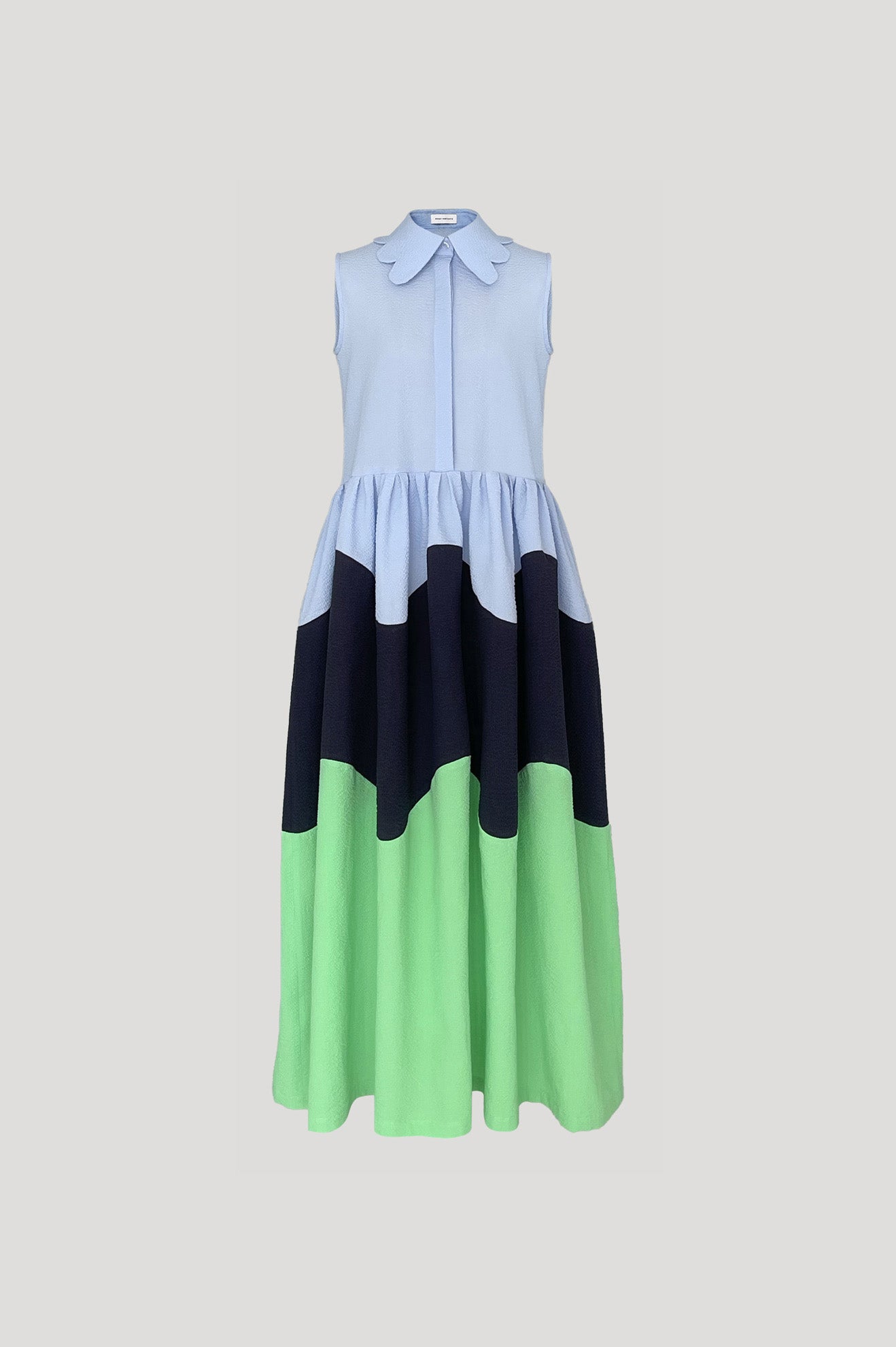 SEMITONE Dress in Blizzard Blue