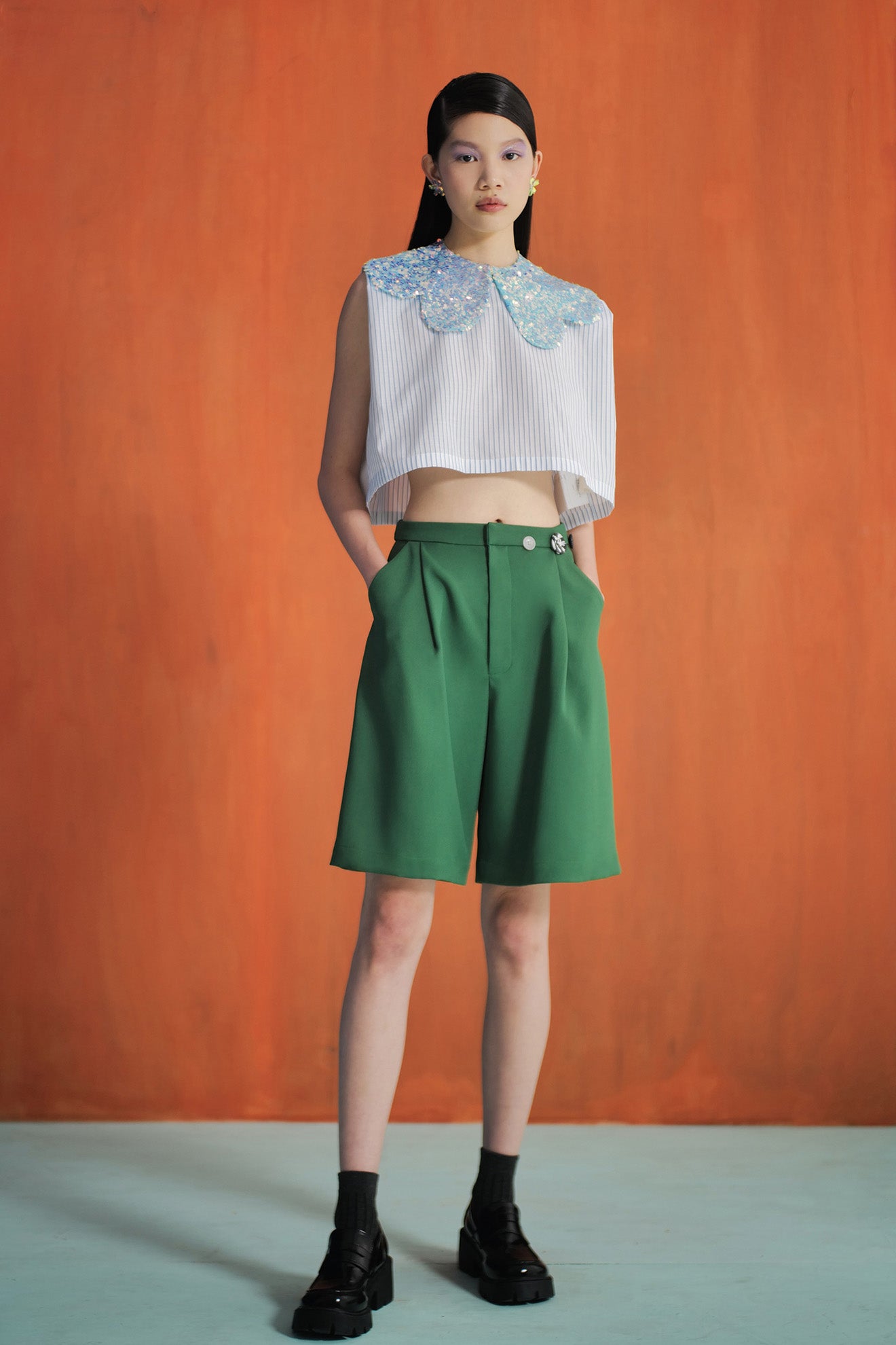 SHARP Pants in Mineral Green