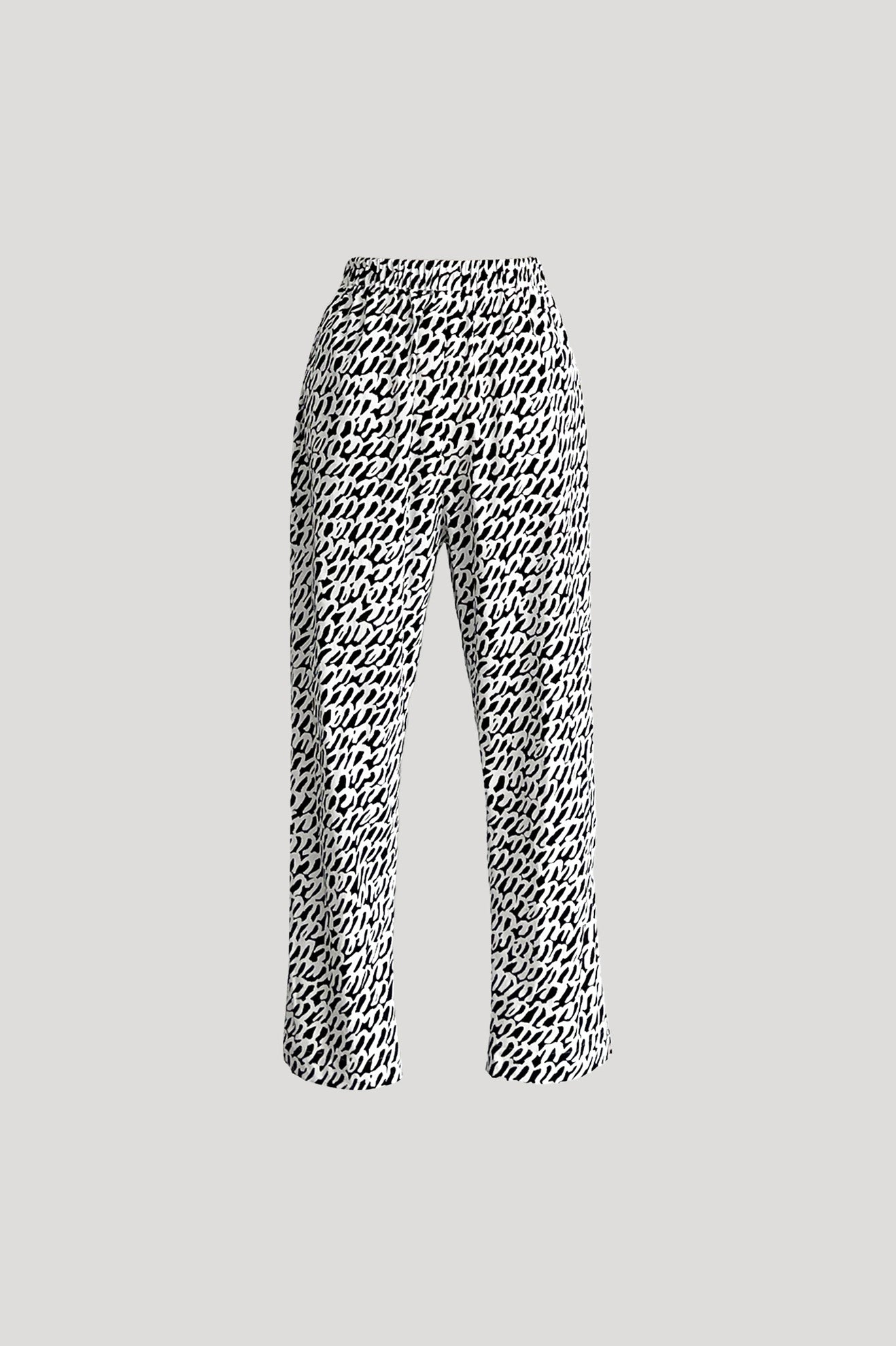 SOLE Pants in Printed Black