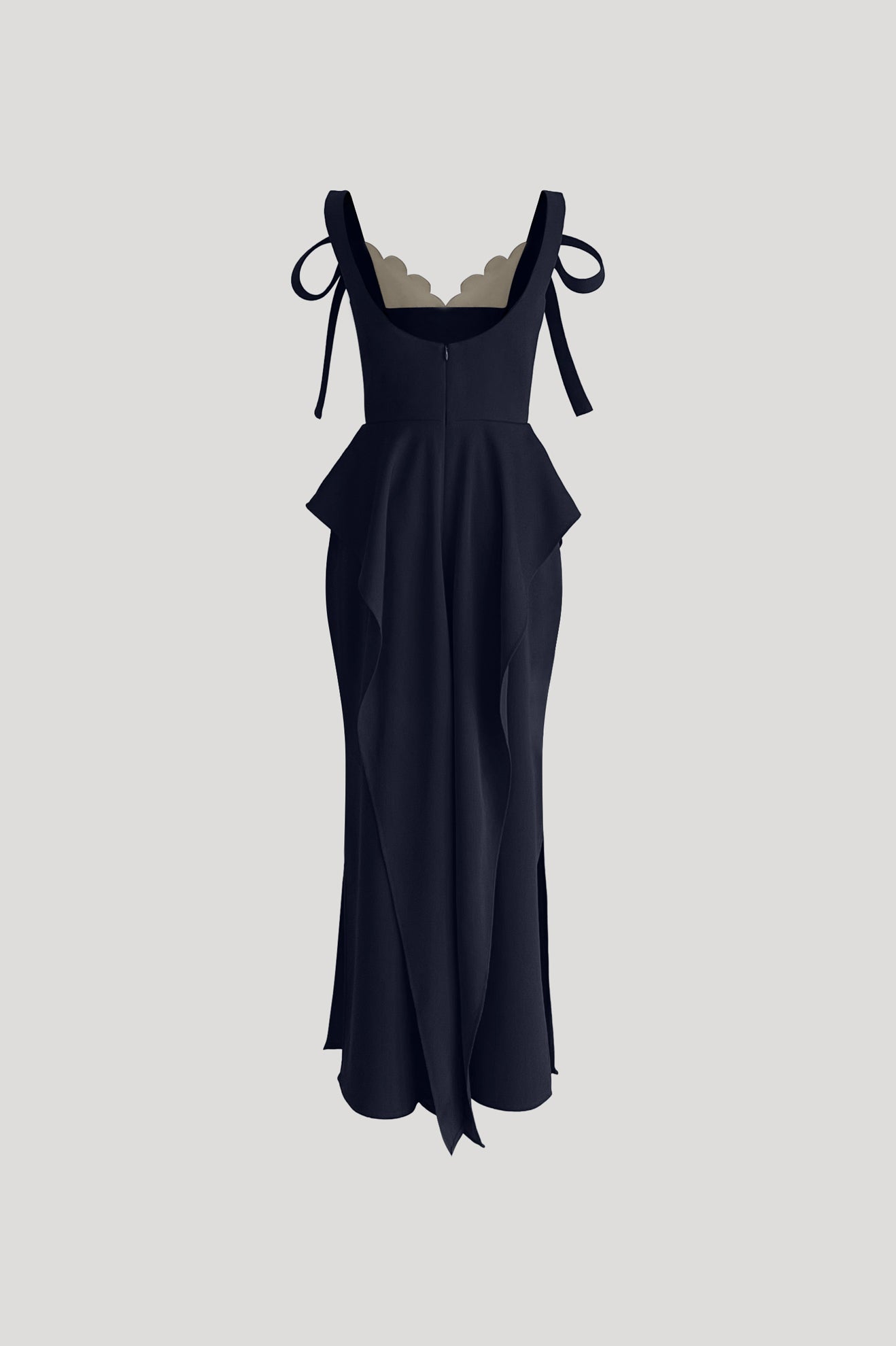 SONATA Dress in Dark Blue/Metallic White