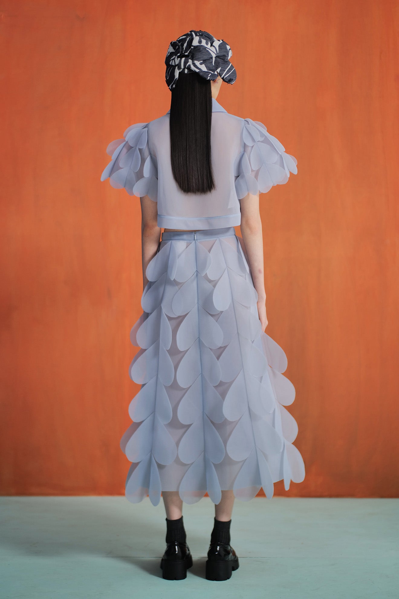 SONORE Skirt in Ash Blue