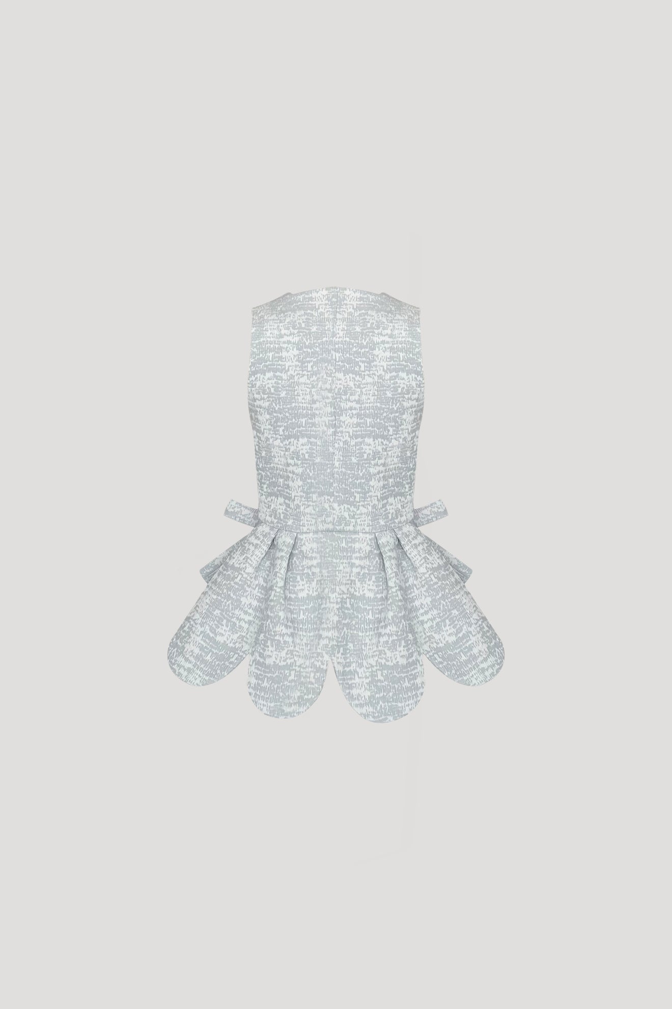 SPICULE Top in Crinkled Blue