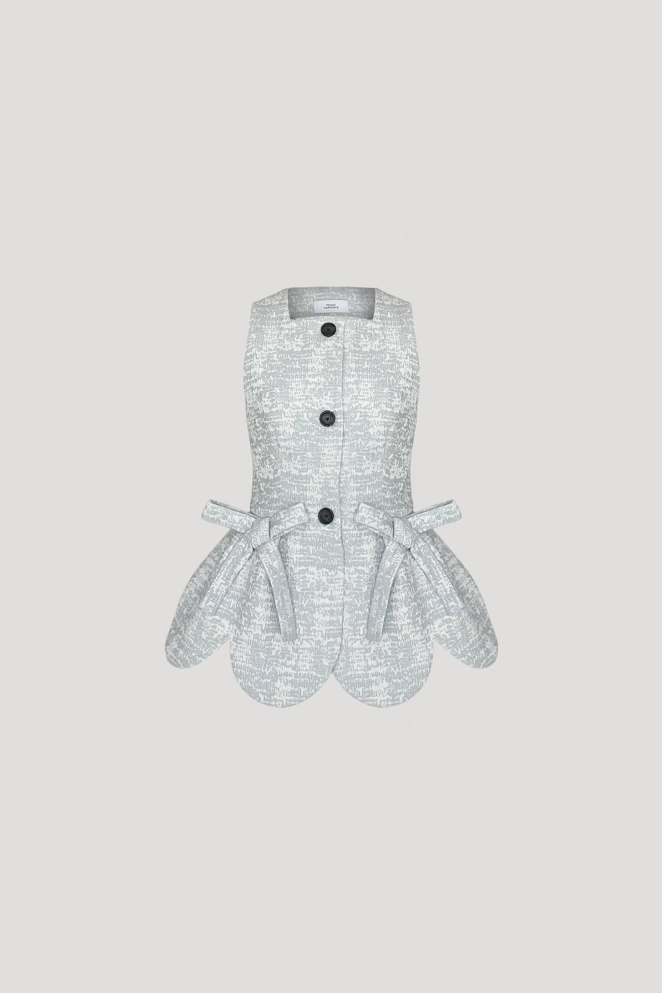 SPICULE Top in Crinkled Blue