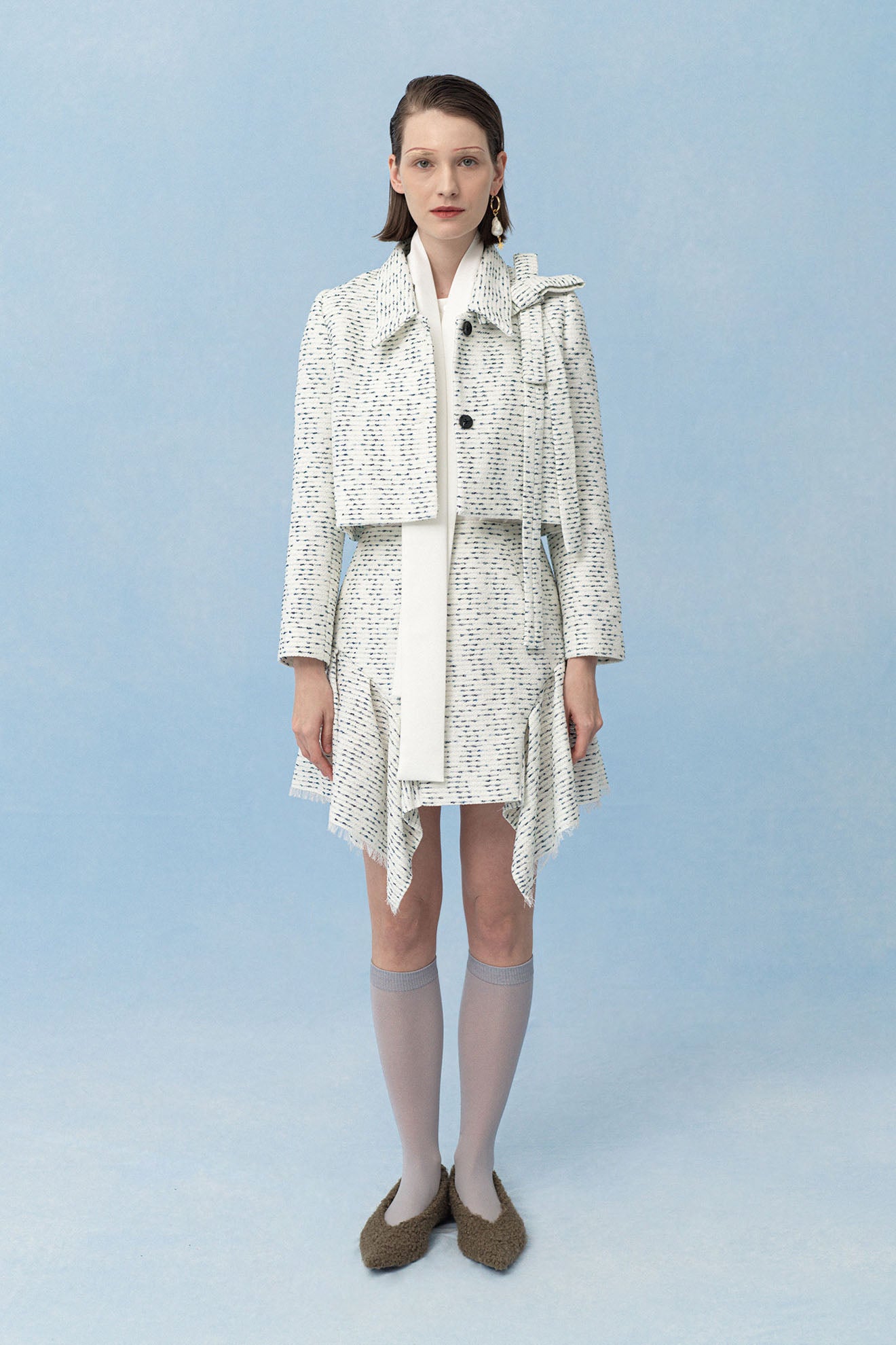 SPIRACULAR Jacket in Powder White