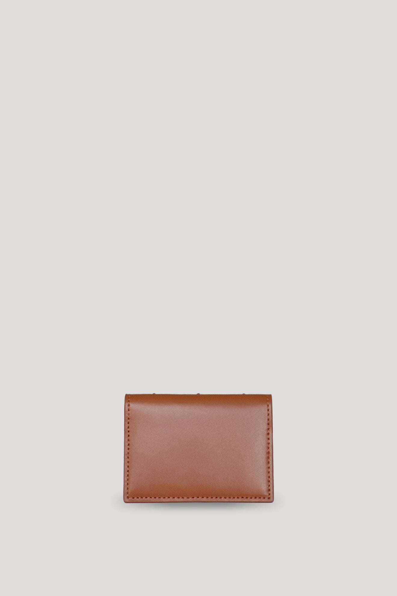 STOMA Card Holder in Tan - Main Image