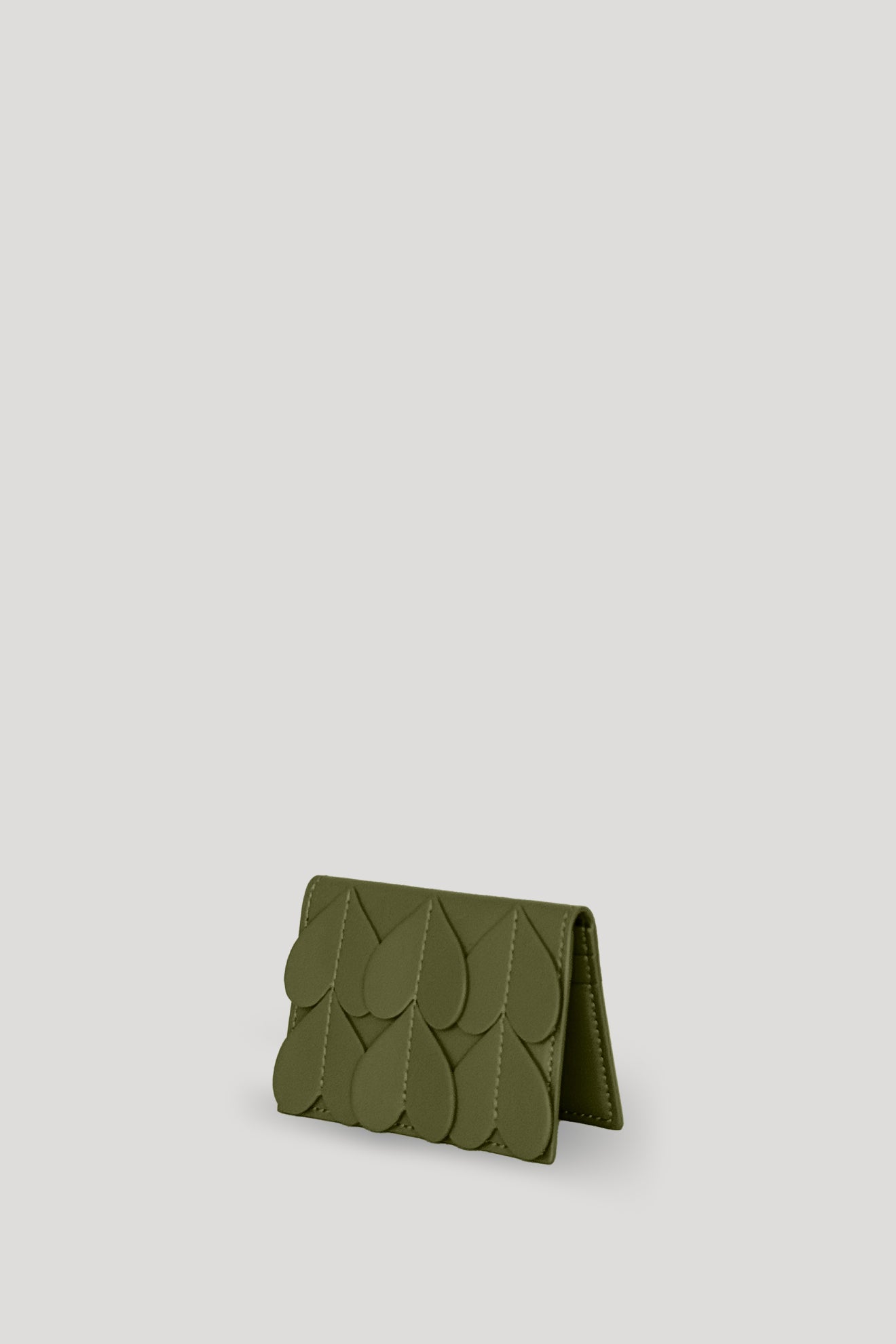 STOMA Card Holder in Olive Green