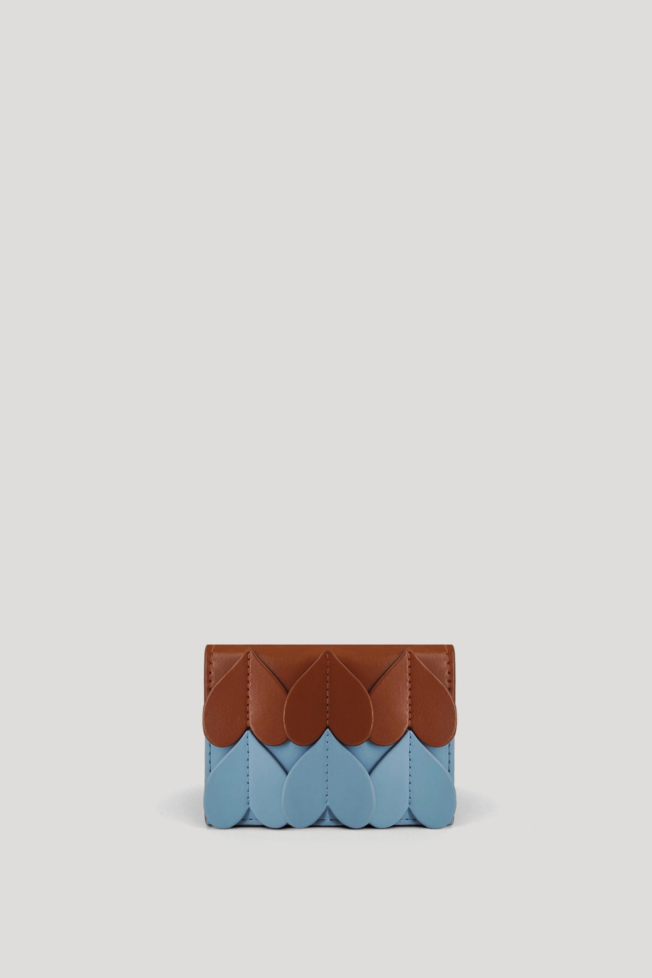 STOMA Card Holder in Tan/Glacier