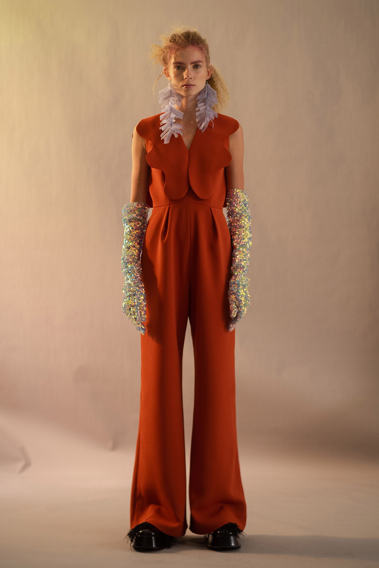 STURGEON Jumpsuit in Burnt Orange