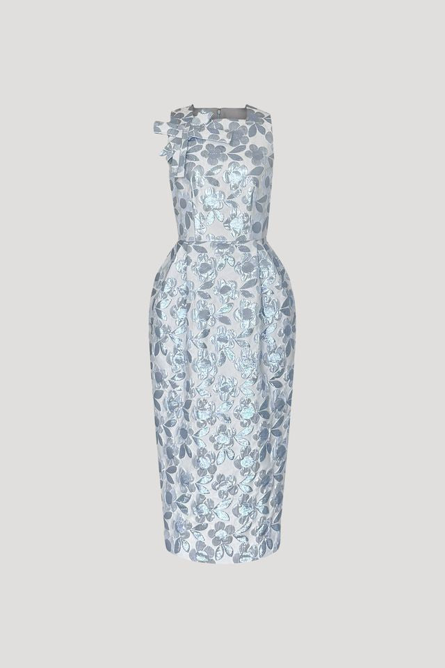 KARASU Dress in Ash Blue