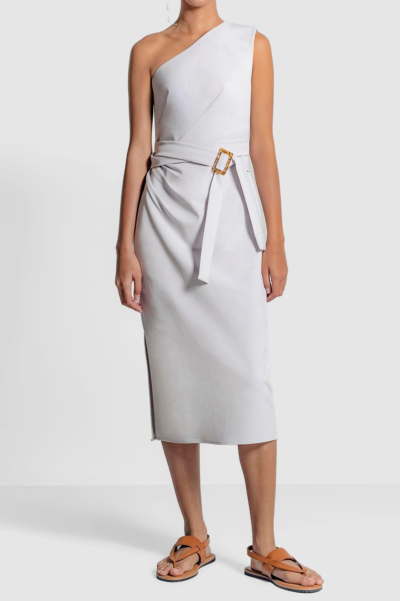 TEHUANA Dress in Alto Grey