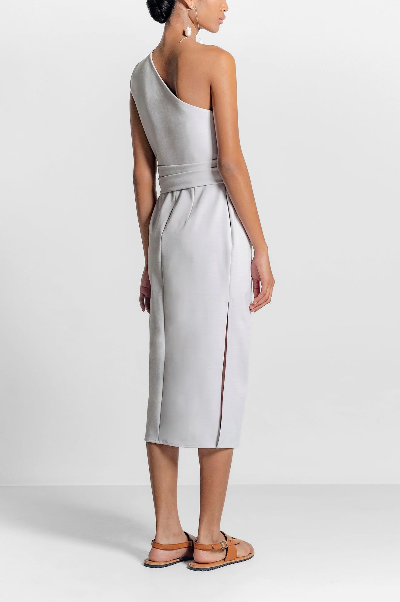TEHUANA Dress in Alto Grey