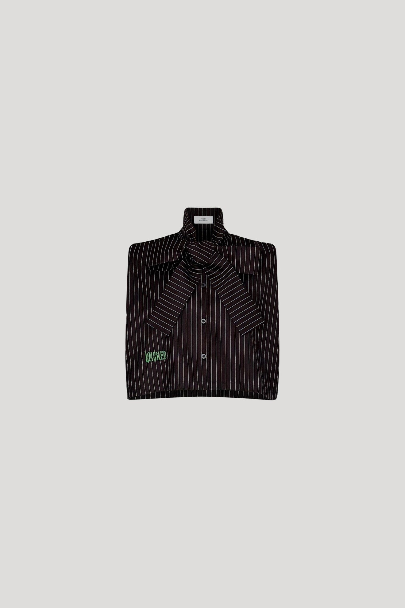 TIKKER Top in Black Stripes