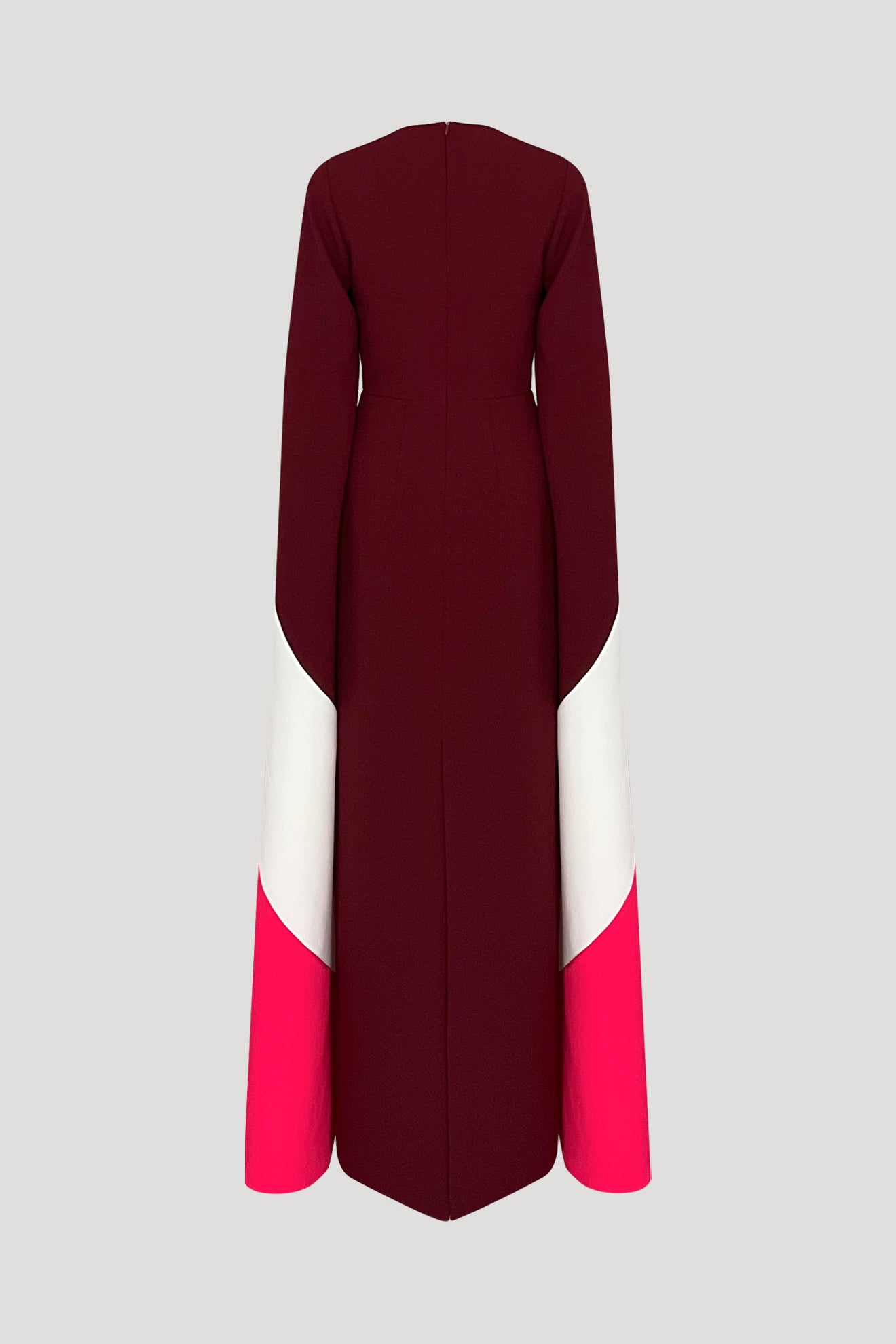 TSUBOMI Gown in Wine Red