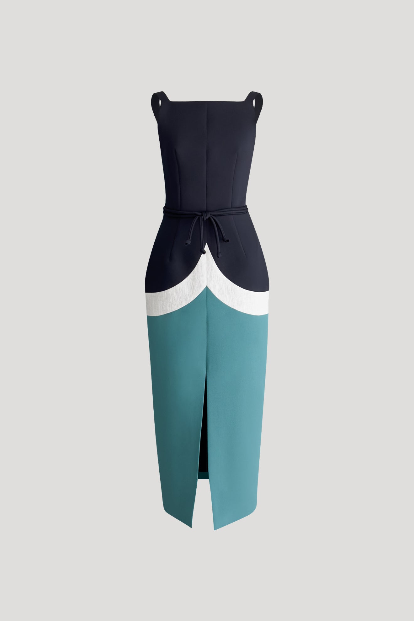 TWIZZLE Dress in Dark Blue/Genoa Green