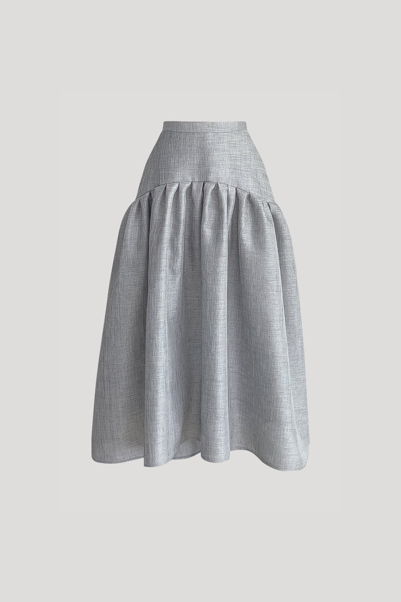 UCHIWA Skirt in Silver