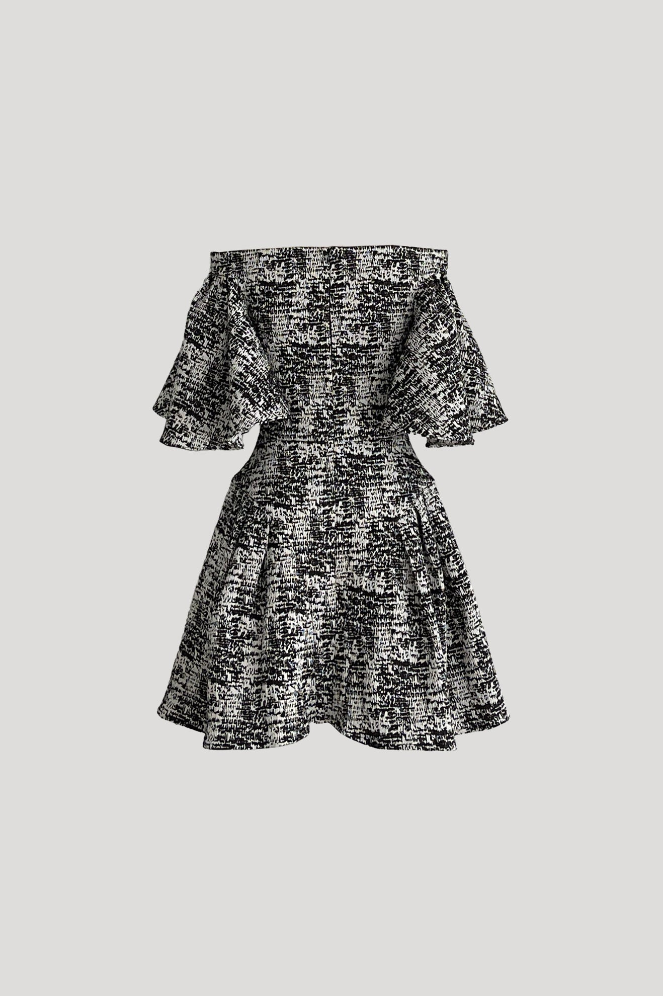 VAQUITA Dress in Crinkled Black