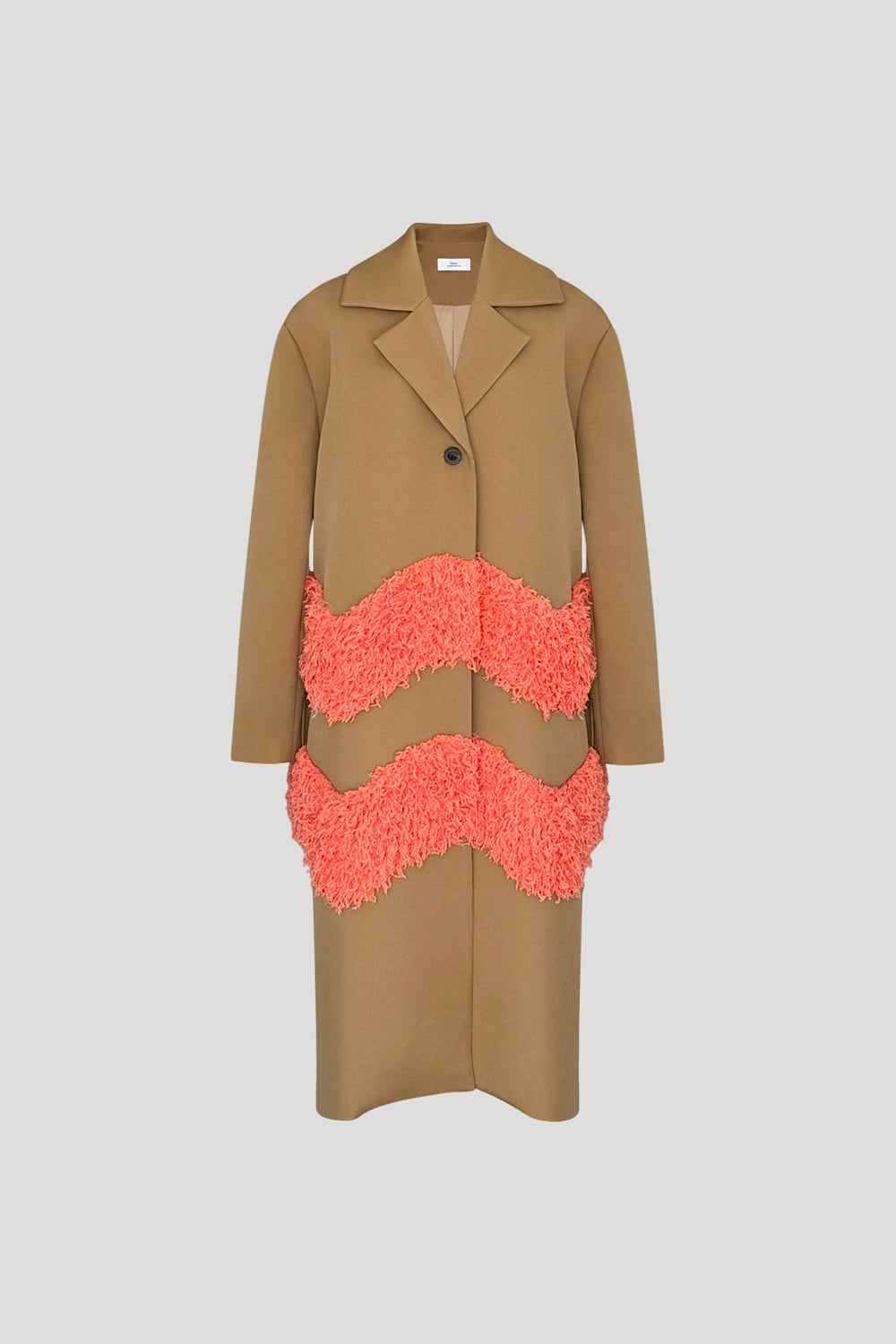 VARIETE Jacket in Leather Brown/Contessa Orange