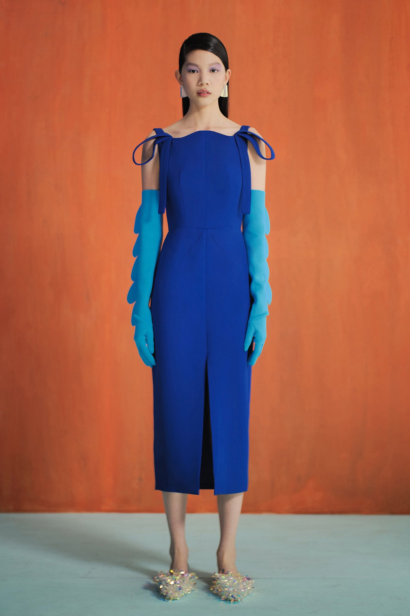 VIVACE Dress in Cerulean Blue